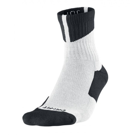 Air Jordan DriFit High Quarter Socks (100/blanco/negro)