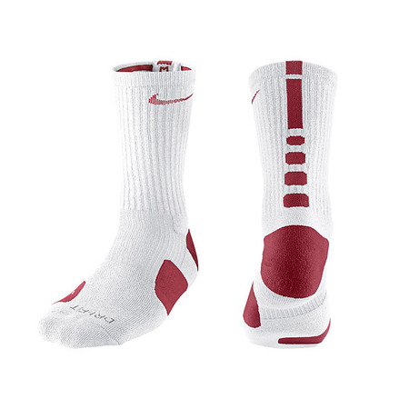 Calcetines Nike Dri-FIT Elite Crew (160/blanco/rojo)