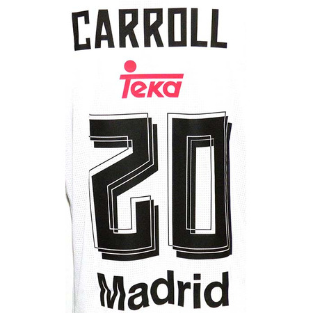 Camiseta Carroll #20# Real Madrid Basket 2015-2016 (blanco/gris)