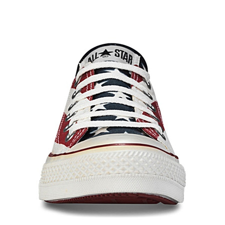 Converse Lonas All Star "Usa" OX Low (602/blanco/rojo)(35-43)