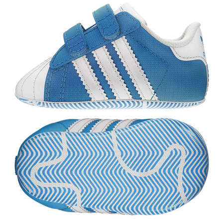 Adidas Original Superstar 2 Crib (azul/blanco)