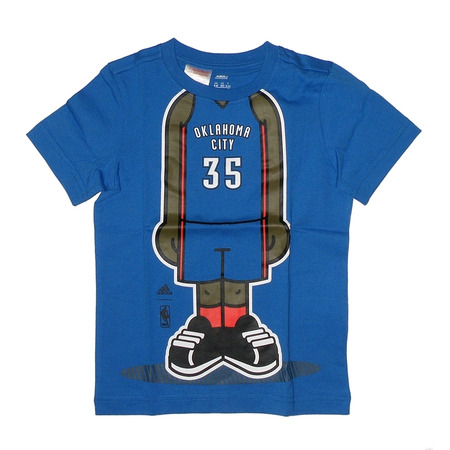 Adidas Camiseta Niño GFX Graphic Oklahoma Durant Nº 35 (azul)