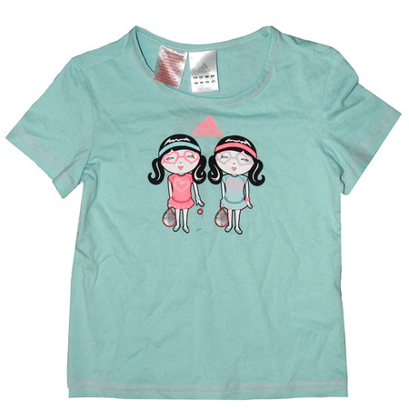 Adidas Camiseta Niña Twis (agua marina)