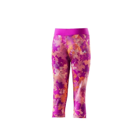 Adidas YG Floral 3/4 Thingt (morado/rosa)