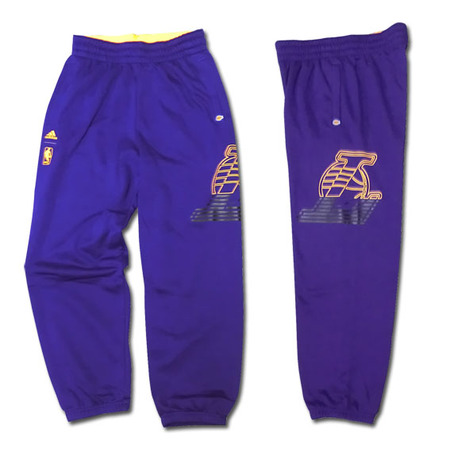 Adidas NBA Pantalón Fan Winter Lakers (purpura)