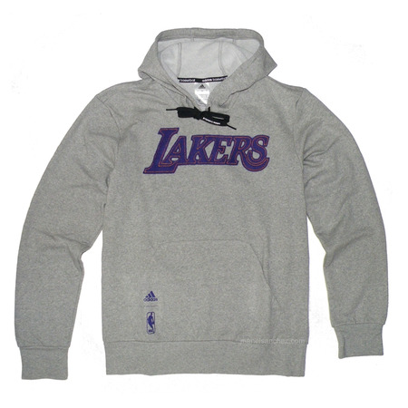 Adidas Sudadera NBA Lakers Washed Po Hooded (gris/purpura)