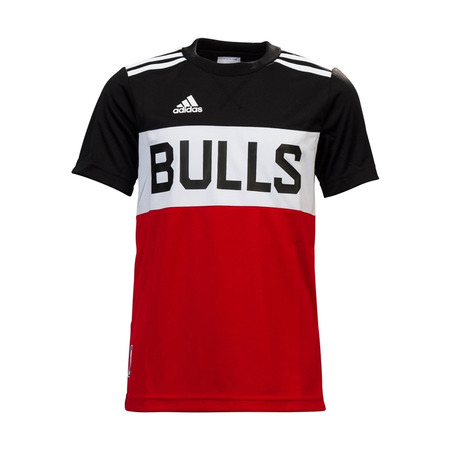 Adidas Camiseta Niño NBA Bulls Winter Hoops (negro/blanco/rojo)