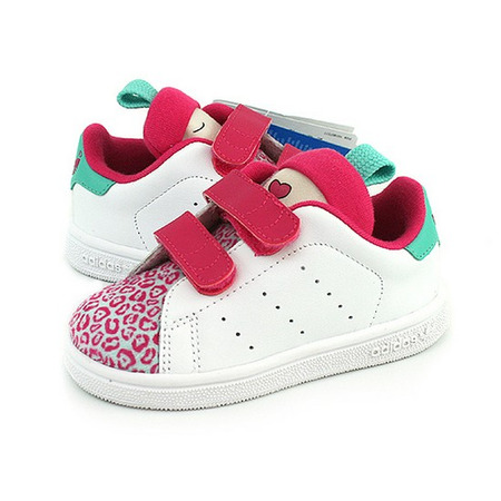 Adidas Originals Stan Smith Adikids Prind CMF Inf (blanco/rosa/turquesa)