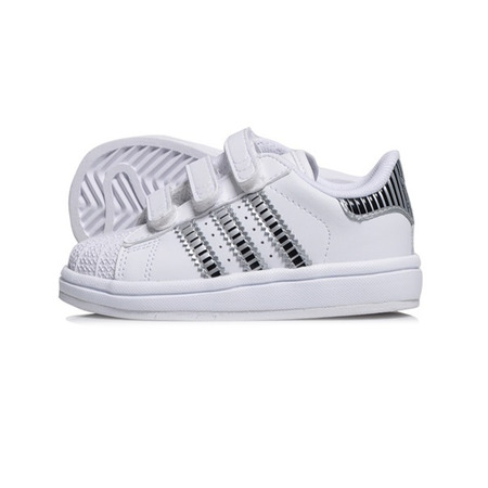 Adidas Superstar Lite Inf Bling (blanco/plata)