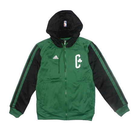 Adidas Sudadera Niño Capucha FZ Boston celtics (verde/negro)