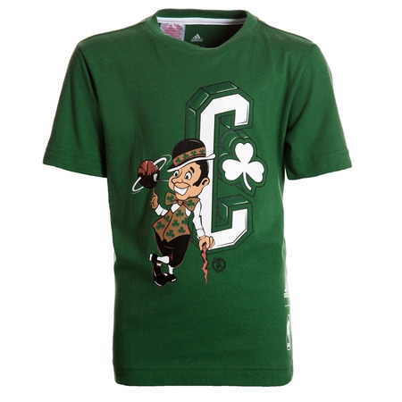 Adidas Camiseta Niño NBA Boston Graphic (verde/blanco)