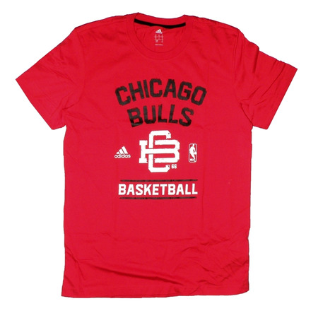 Adidas Camiseta Washed Chicago Bulls (rojo/negro/blanco)