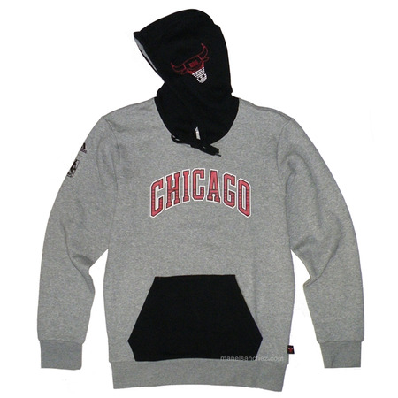 Adidas Sudadera NBA Bulls Fan Winter Flewece (gris/negro)