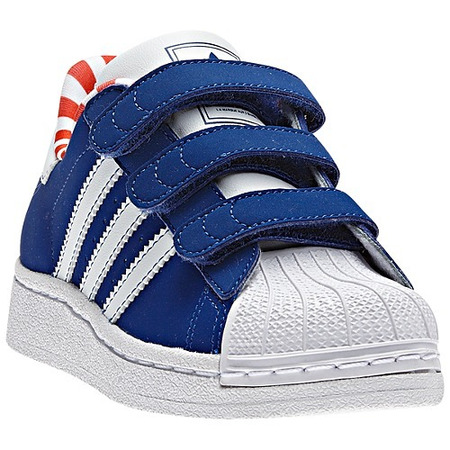 Adidas Superstar 2 CF C (28-35)(azul/blanco)