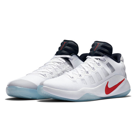 Nike Hyperdunk 2016 Low "USA Home" (146/white/dark obsidian/bright crimson)