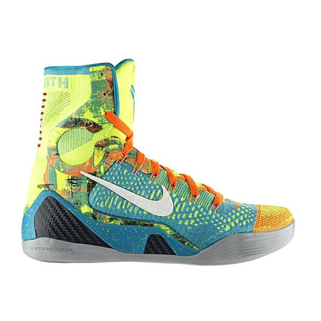 Kobe 9 Elite "Influence" (300/verde/amarillo/naranja/gris)