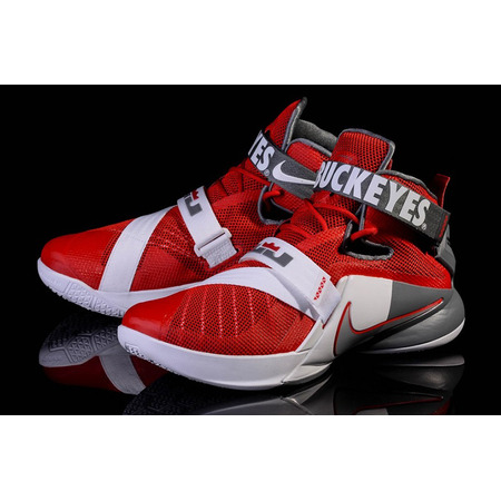 Lebron Soldier IX Premium "Ohio State" (601/red/silver/wite)