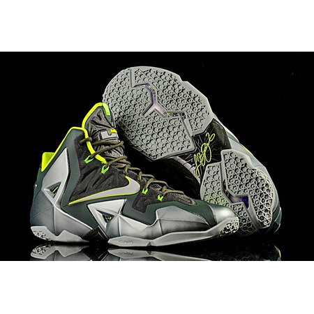 Lebron XI "Dukman" (300/verde/gris/lima)