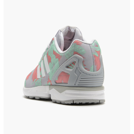 Adidas Originals ZX FLUX W "Tropical Palm Tree" (gris/coral/verde)