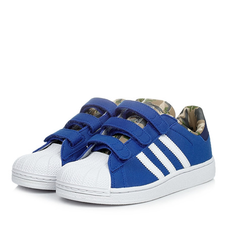 Adidas Originals Superstar 2 CF C (28-35/azul/blanco/camuflaje)