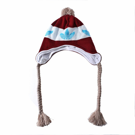 Adidas Originals Gorro Peruvian Style (burdeos/blanco/azul)