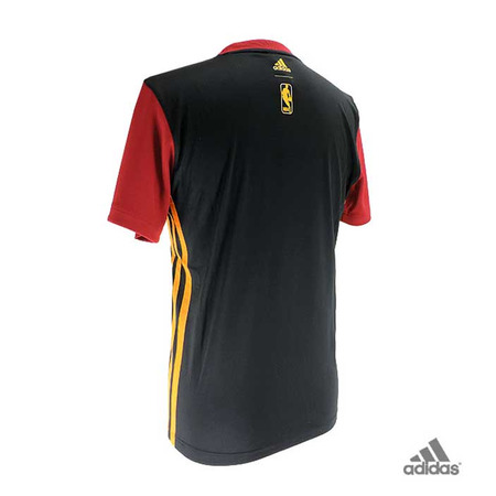 Adidas Camiseta NBA Miami Heat Summer Run (negro/granate/amarillo)