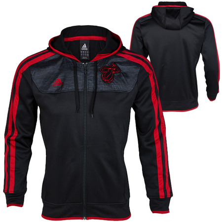 Chaqueta Adidas Miami Heat (negro/burdeos)