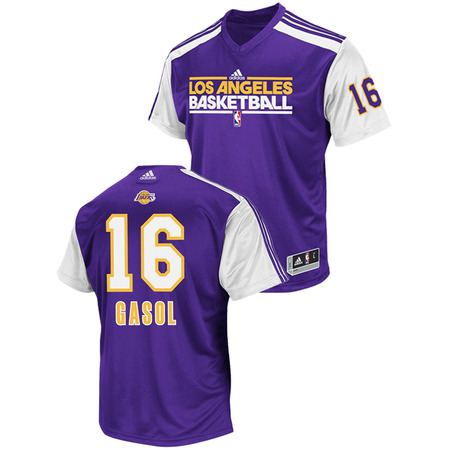 Adidas Cubre Camiseta Gasol Lakers (Purpura)