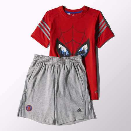 Adidas Marvel Conjunto Niño Spider-Man (rojo/gris/azul)