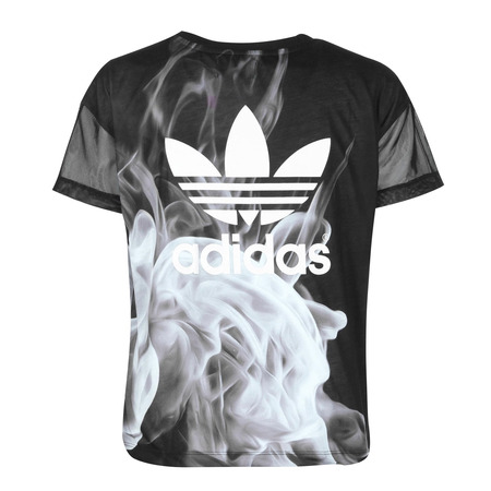 Adidas Originals Camiseta White Smoke Rita Ora (negro/blanco)