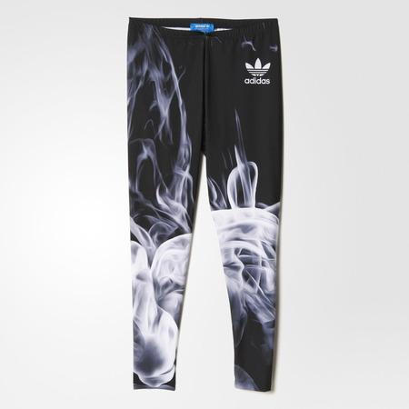 Adidas Originals Legging White Smoke Rita Ora (negro/blanco)