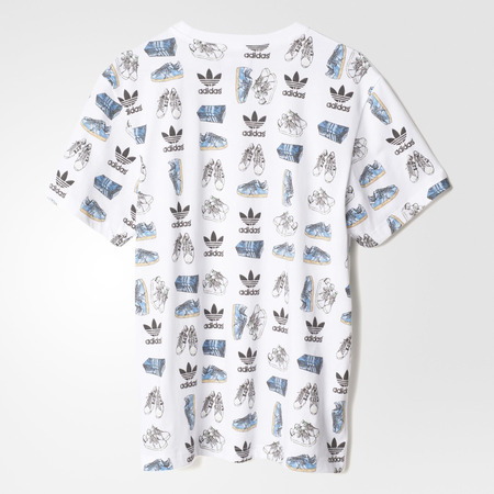 Adidas Originals Camiseta Shoe Pop By Nigo (blanco)