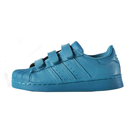 Adidas Originals "Pharrell Williams" SUPERSTAR Supercolor Pack CF C (turquesa)