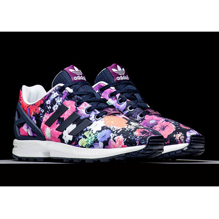 Adidas Originals ZX Flux K "Sprint" (azul tinta/fucsia/multicolor)