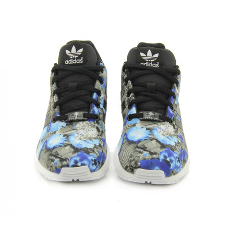 Adidas Originals Junior ZX Flux "Jungle" (gris/azul cobalto/negro/blanco)