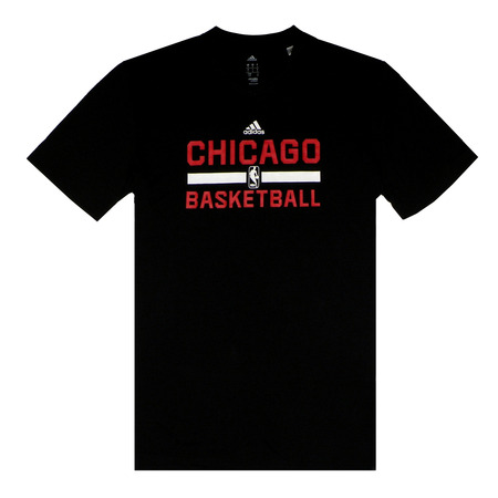 Adidas Camiseta NBA Wear Training HPS Game Chicago Bulls (negro)