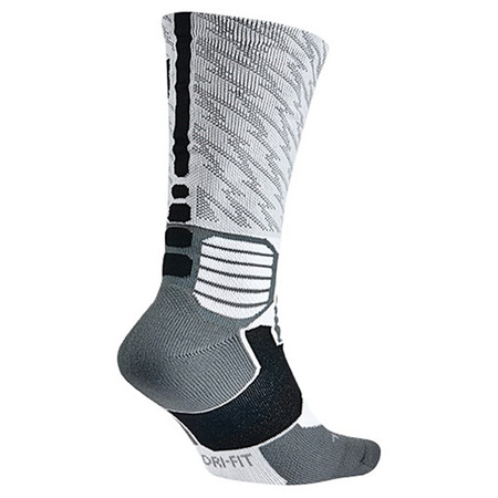 KD Calcetines Hyper Elite Crew (100/blanco/negro/gris)