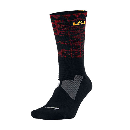 Calcetines Lebron Hyperelite Basket (013/black/gold)