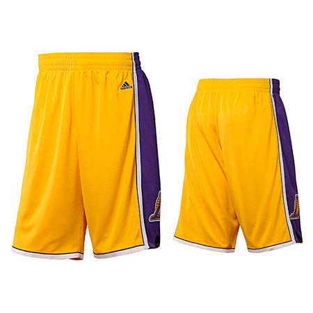 Adidas Short Lakers  (amarillo)