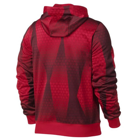 Lebron Sudadera Capucha Hero Print FZ Hoody (657/rojo/negro)