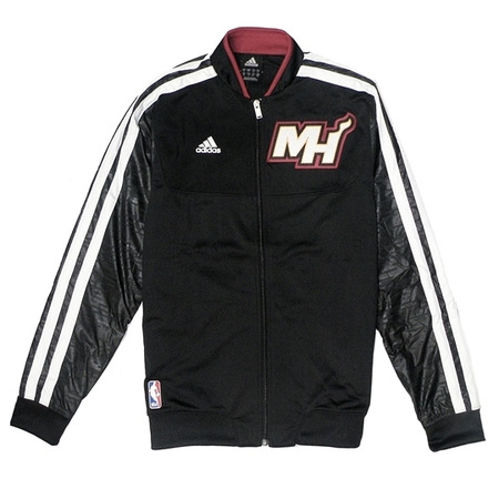 Adidas Chaqueta On-Court Miami Heat (negro/blanco)