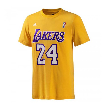 Adidas Camiseta NBA Game Time Kobe Nº 24 (amarillo)