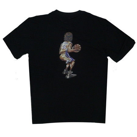 Adidas Camiseta NBA GFX Caricature Gasol (negro)