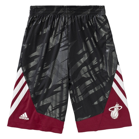 Adidas Short Rev Sum Run Miami Heat (negro/burdeos)