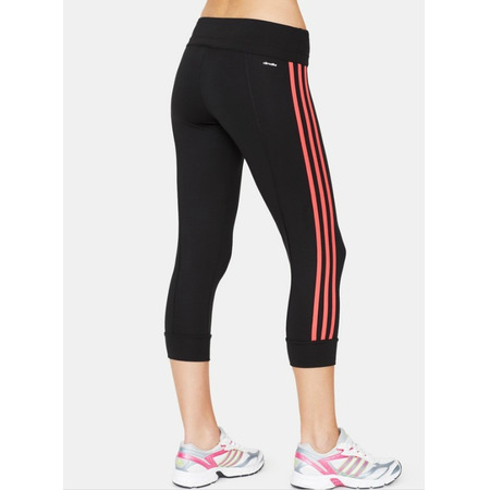 Adidas Essentials MF 3 Stripes 3/4 Tights (negro)