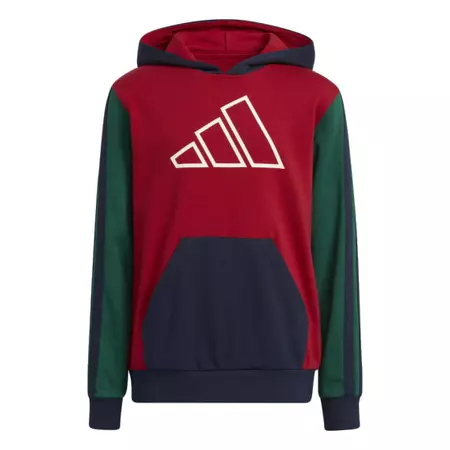 Adidas Basketblall Young Lil Stripe Hoodie "Team Victory Red"