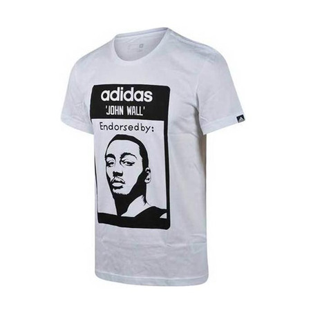 Adidas Camiseta Endorsed By John Wall (blanco/negro)