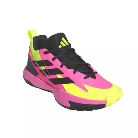 Adidas Cross Em Up Select Jr. "Lucid Pink-Lucid Lemon"