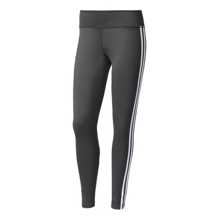 Adidas D2M 3-Stripes Long Tights (black/white)