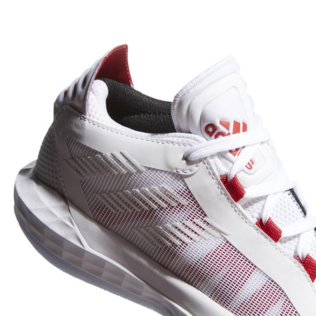 Adidas Dame 6 J "White and Red"